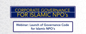 Read more about the article Launch of corporate governance code for Muslim NPO’s breaks new ground in South Africa
